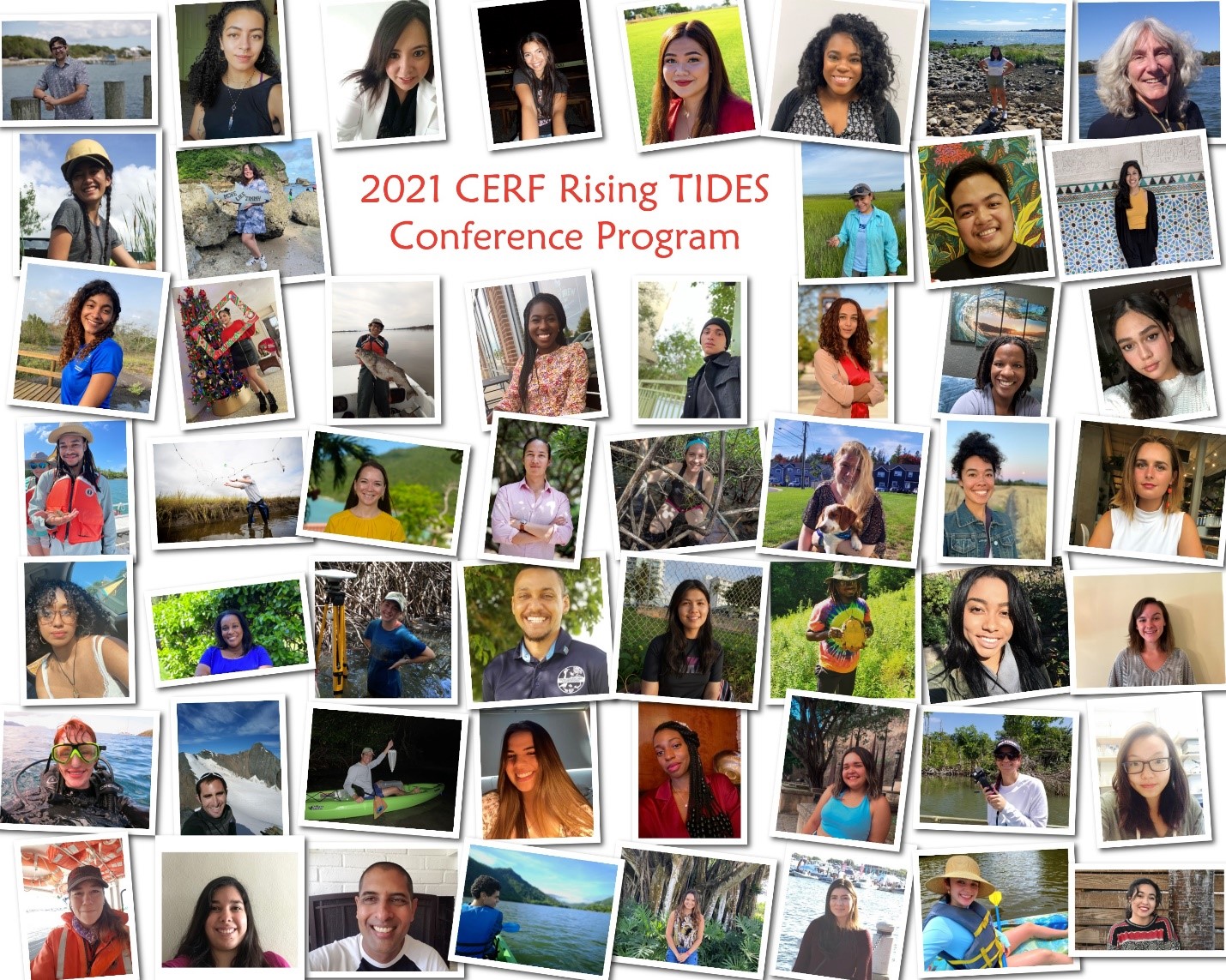 2021 CERF Rising TIDES Conference Program Photo Compilation